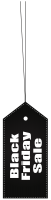 Black Friday label PNG