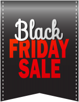 Black Friday label PNG