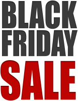 Black Friday label PNG