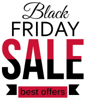 Black Friday label PNG