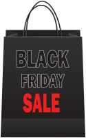 Black Friday label PNG