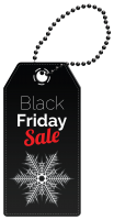 Black Friday label PNG