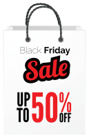 Black Friday label PNG