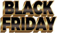 Black Friday label PNG