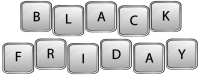 Black Friday label PNG