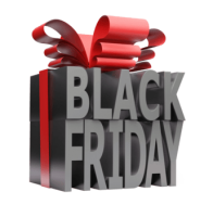 Black Friday label PNG prize