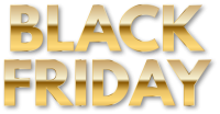 Black Friday label PNG gold