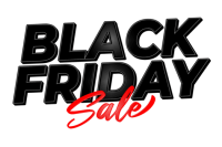 Black Friday label PNG sale