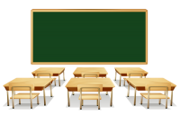 Blackboard classroom PNG