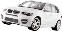 white BMW PNG image, free download