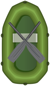 Green Rubber Boat Transparent Image transparent PNG picture