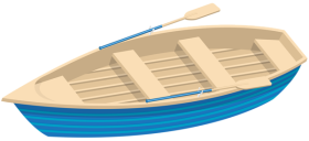 Blue Boat Transparent Clip Art Image transparent PNG picture