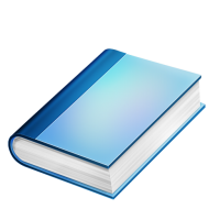 Blue book PNG image, free image