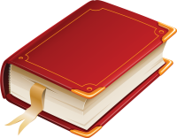 Red book PNG image, free image