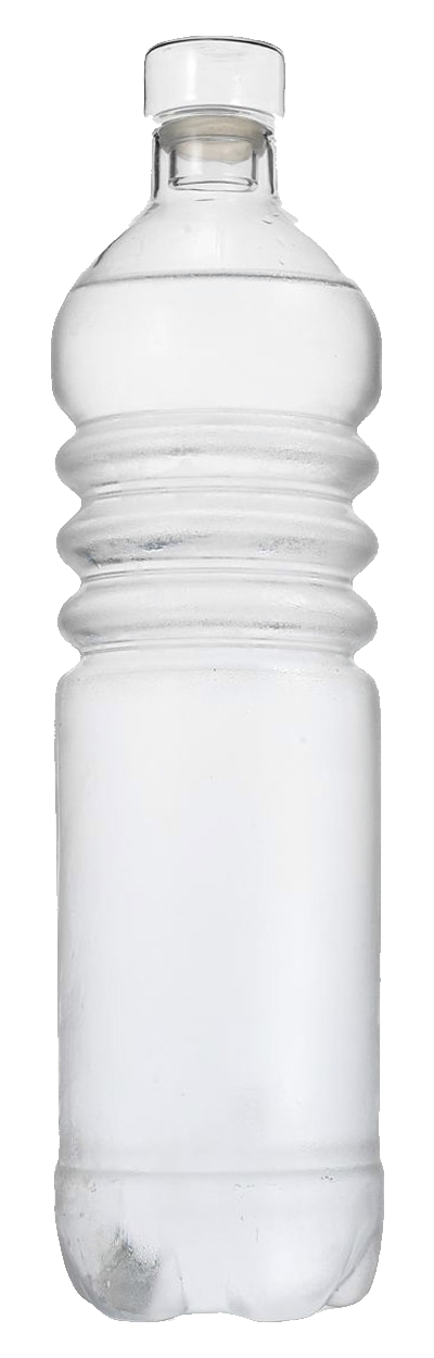 Plastic bottle PNG image