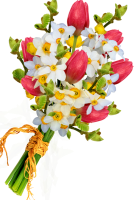 Ramo de flores PNG