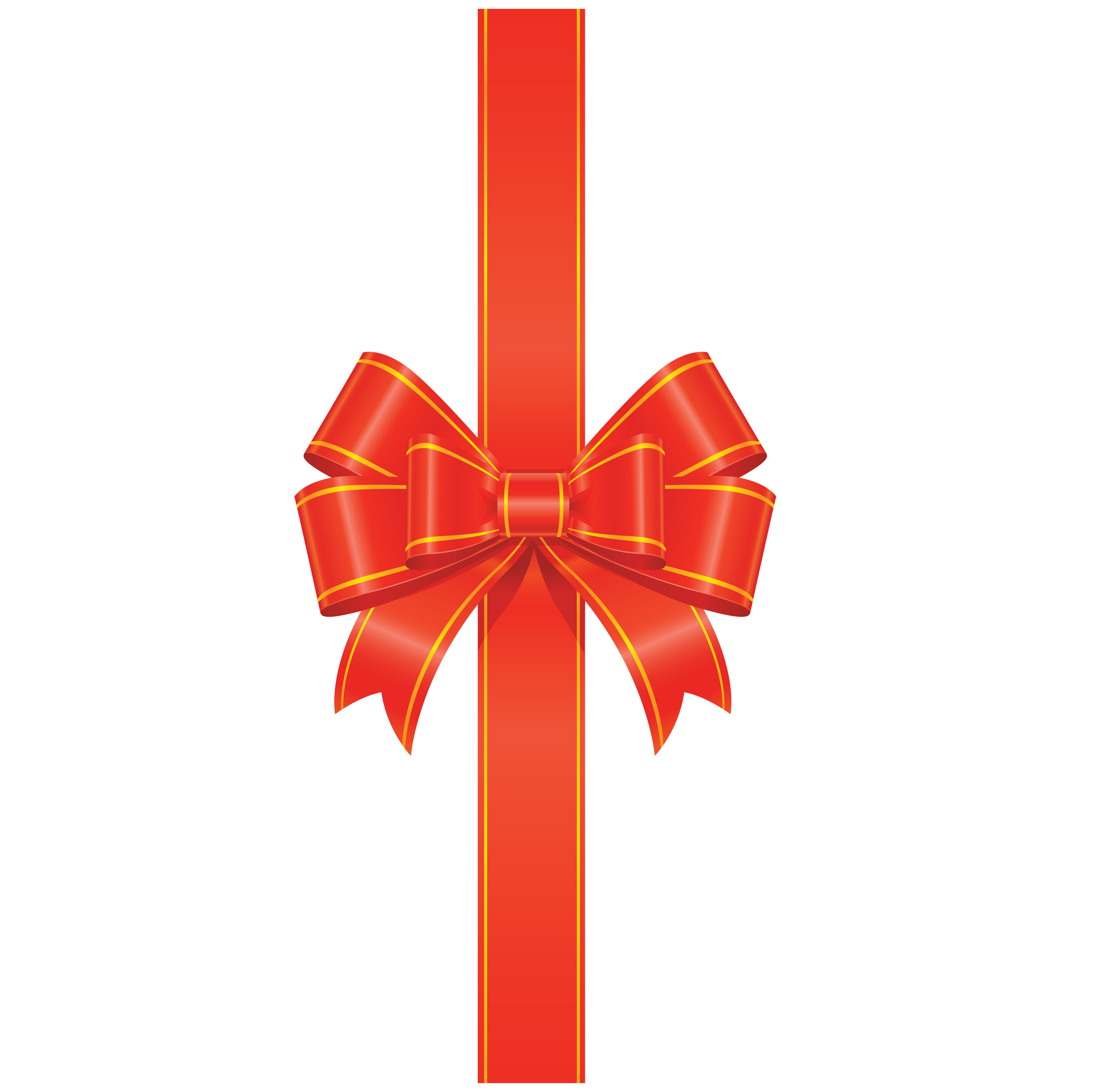 red ribbon bow PNG transparent image download, size: 3000x2019px