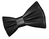 Bow tie PNG black