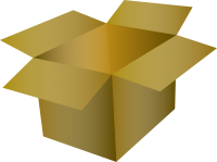 Коробка картонная PNG