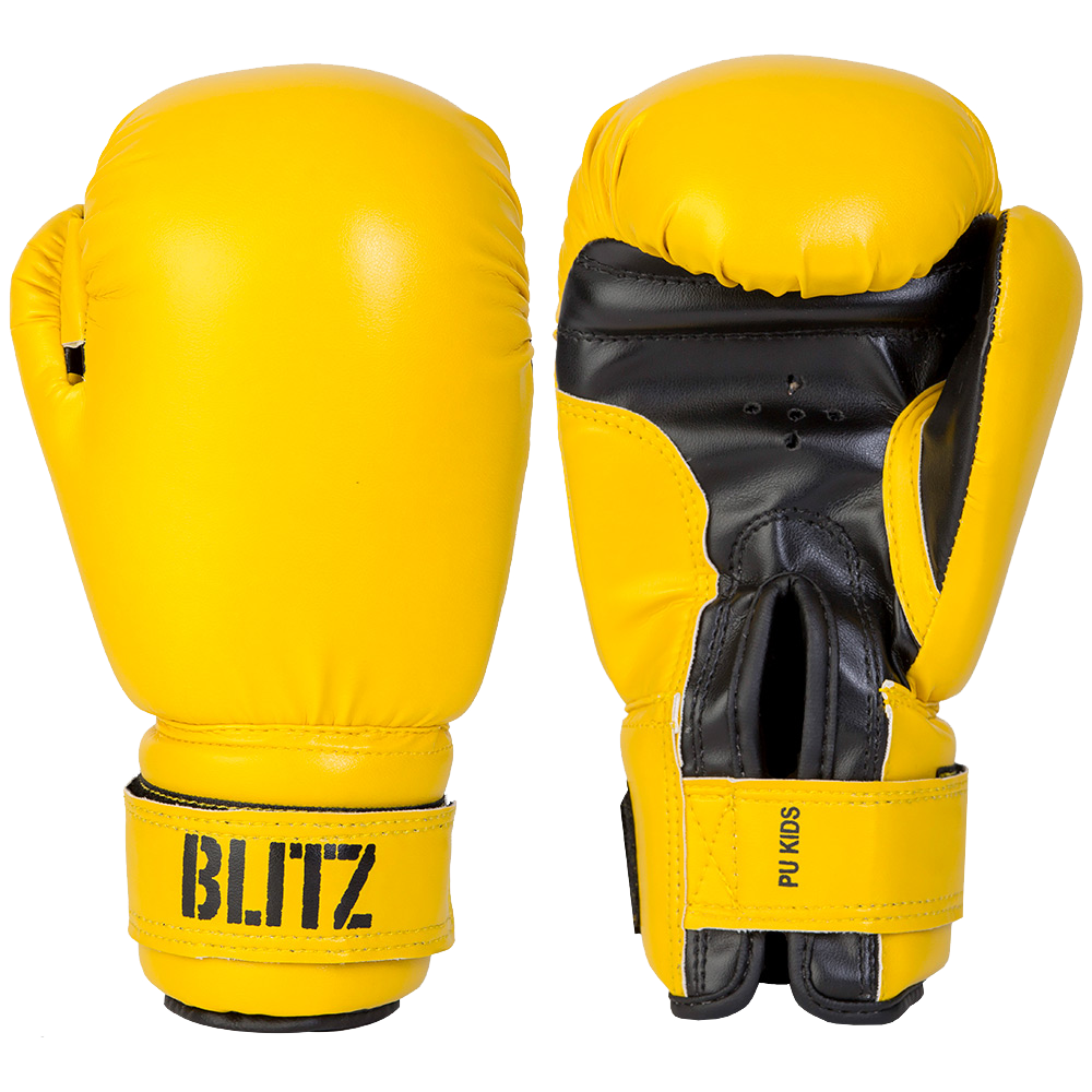 Yellow boxing gloves PNG image