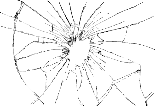 broken glass