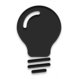 black bulb PNG image