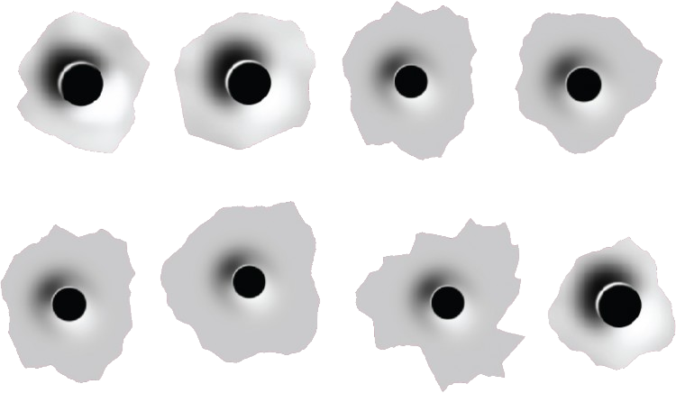 Bullet holes PNG images Download 