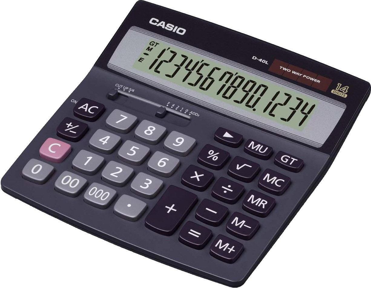 black calculator png