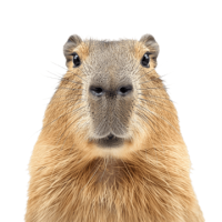 Capybara PNG head
