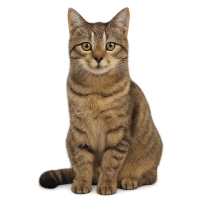cat sitting PNG image