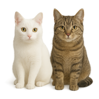 2 cats PNG