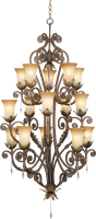 Lámpara de araña PNG