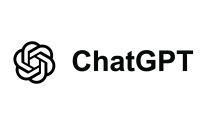 ChatGPT logo PNG black