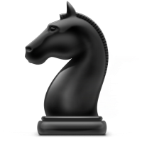 Chess horse icon PNG image