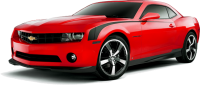red Chevrolet Camaro PNG
