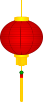 Chinese lantern red PNG