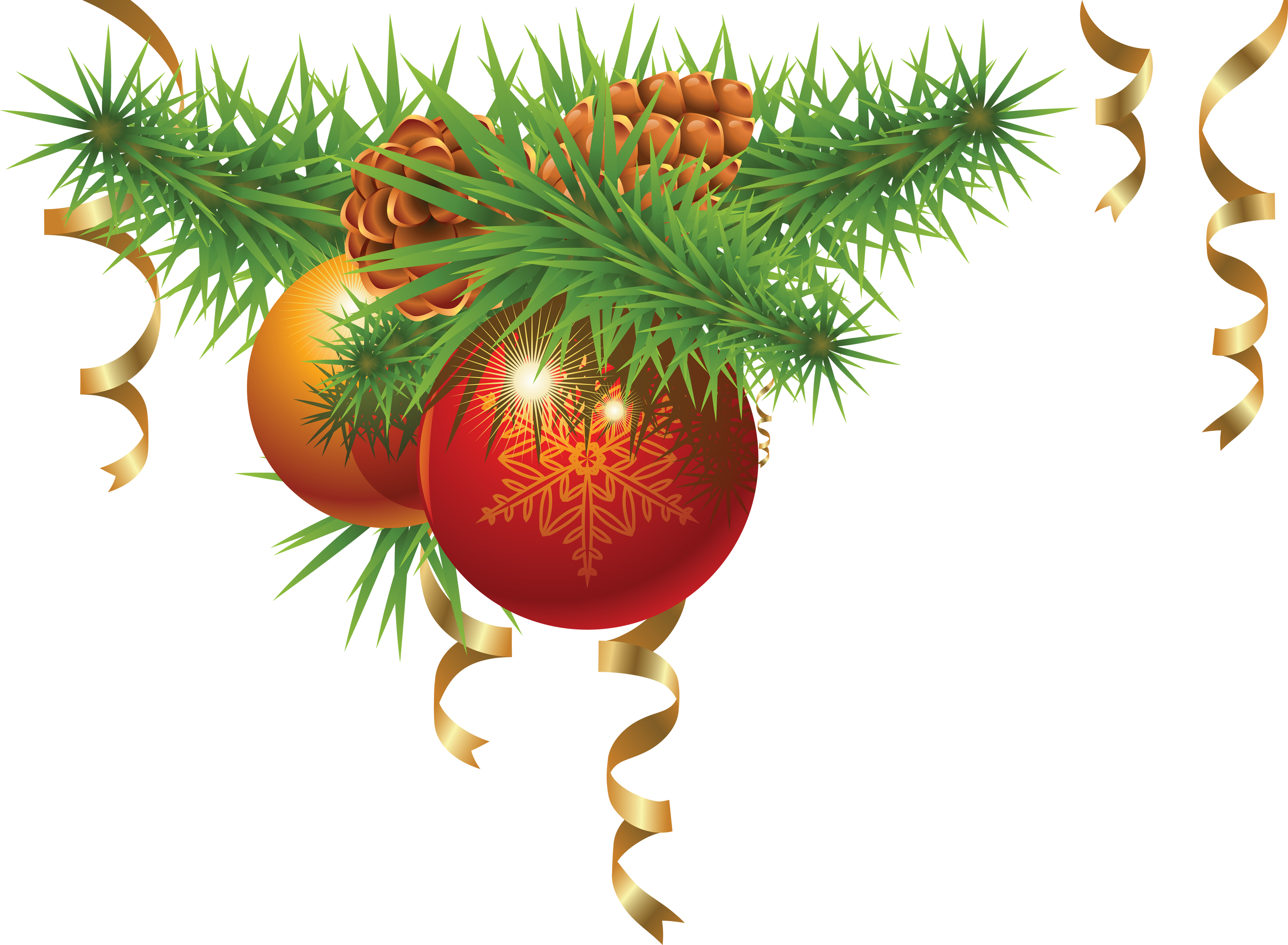 Christmas decoration PNG transparent image download, size 3544x2601px