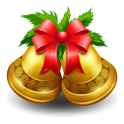 Christmas bell PNG image