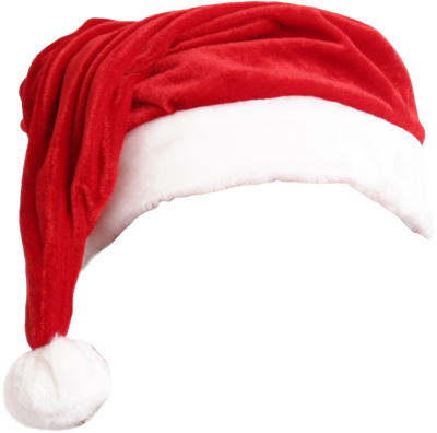 Christmas Santa Claus red hat PNG image