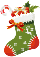 Christmas stocking PNG