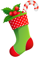 Christmas stocking PNG