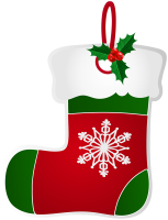 Christmas stocking PNG