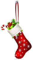 Christmas stocking PNG