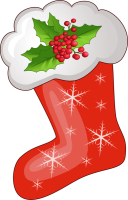 Christmas stocking PNG