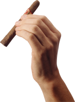 Cigar PNG hand