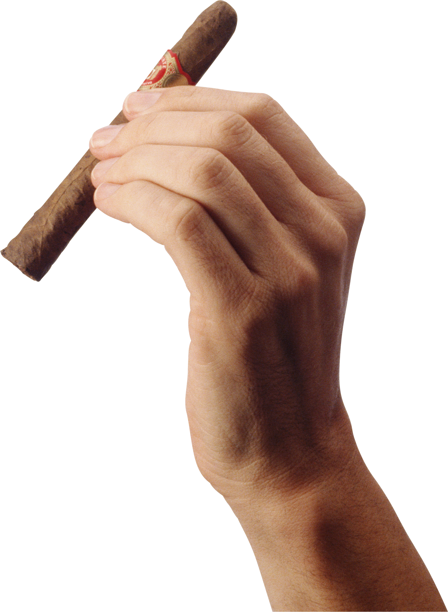 Cigarette in hand PNG image