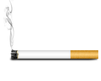 Дымящая сигарета PNG фото скачать