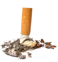 Потушенная сигарета PNG фото скачать