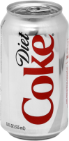 Coca Cola diet can PNG image