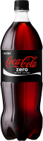 Coca cola zero bottle PNG image